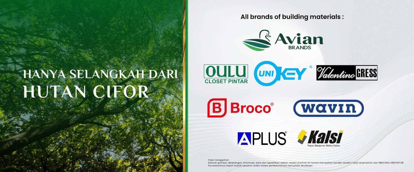 Spesifikasi Material Dekat Hutan Cifor
